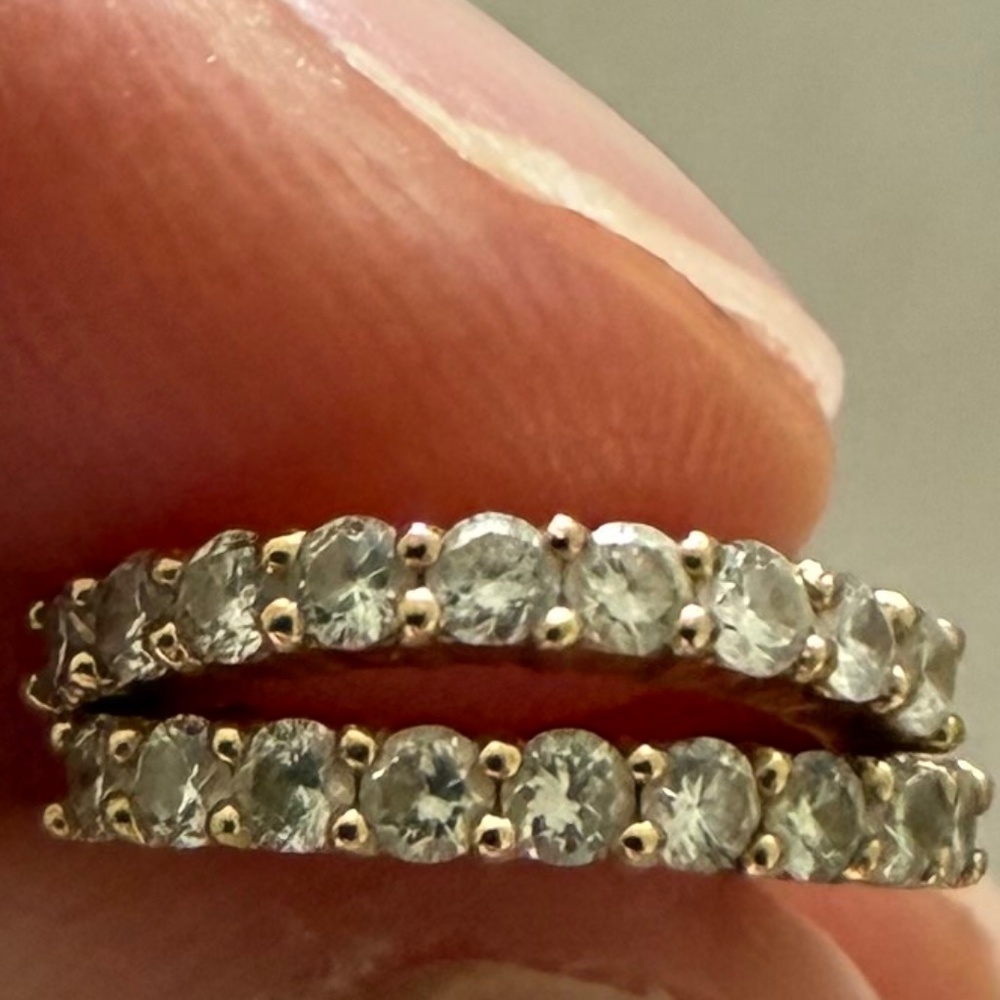 Gorjana 14k Gold Diamond Pave Huggies